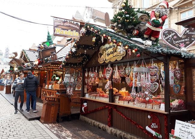 Рождество ярмарка в немецком городе