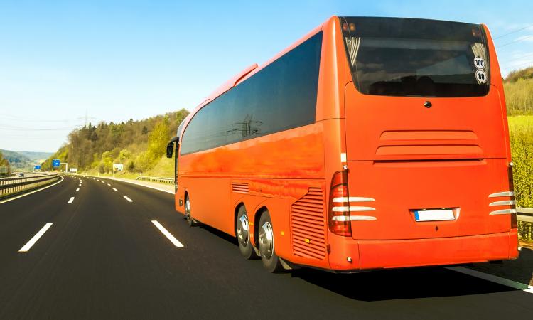 Автобус между городами в Германии