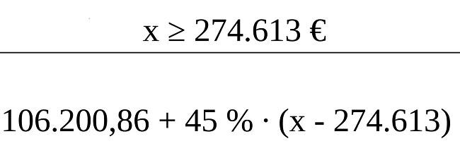 Формула расчёт налоговой ставки 274613€