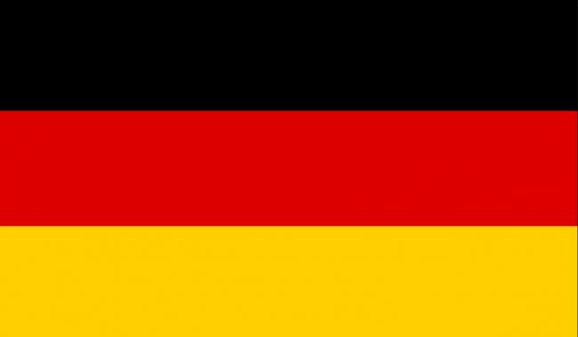 Флаг Германии - на тестировании надо различать цвета полос