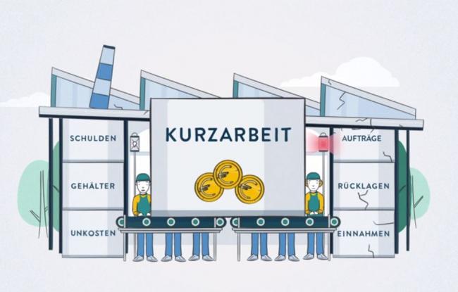 Иллюстрация Kurzarbeit