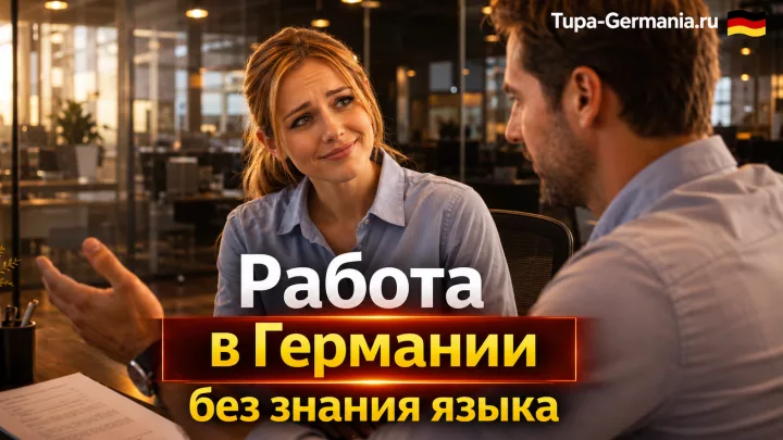 Иммигрант работает в Германии без языка