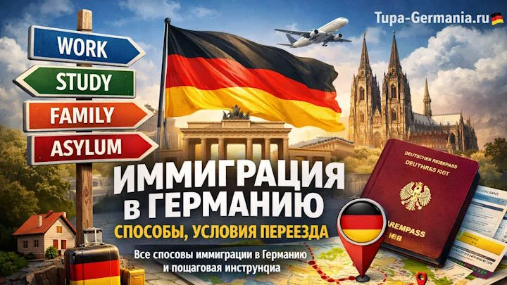Все способы переезда в Германию