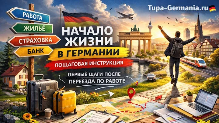 Счастливый иммигрант начинает жизнь в Германии
