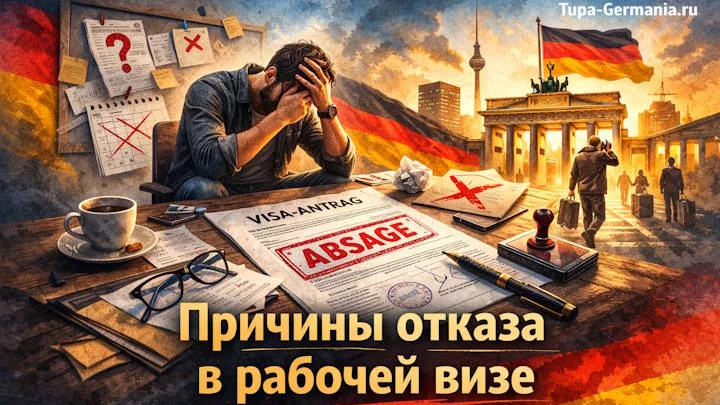 Мигрант опечален отказом в рабочей визе из консульства Германии