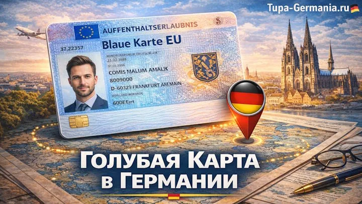 Иммигрант получил Голубую Карту в Германии