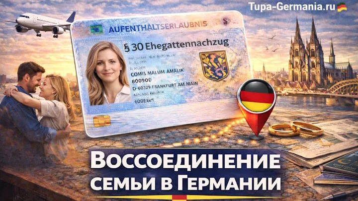 Семья воссоединилась в Германии