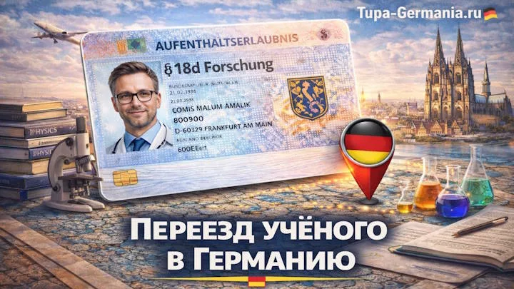 Учёный иммигрировал в Германию