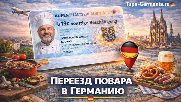 Повар иммигрировал в Германию