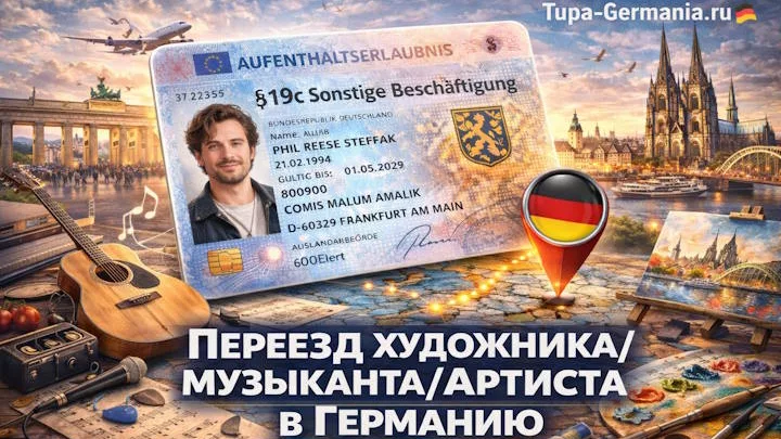 Музыкант переехал в Германию