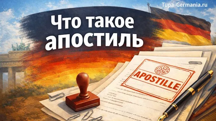 Апостиль на документе поставлен в России
