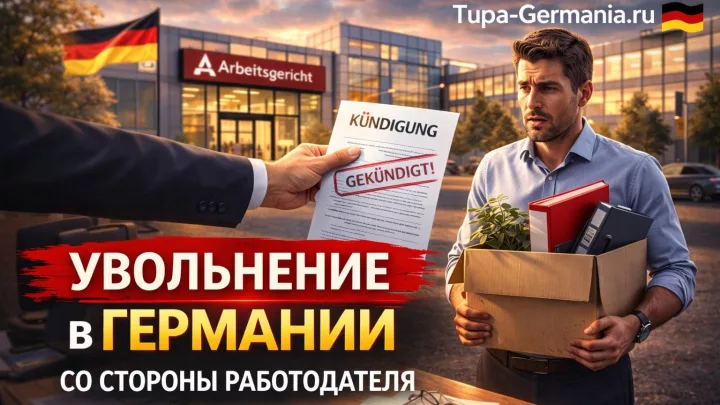 Работника уволили в Германии