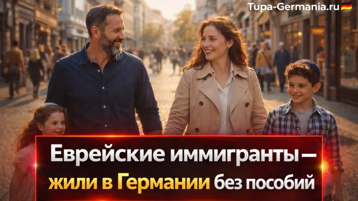 Семья еврейских иммигрантов в Германии