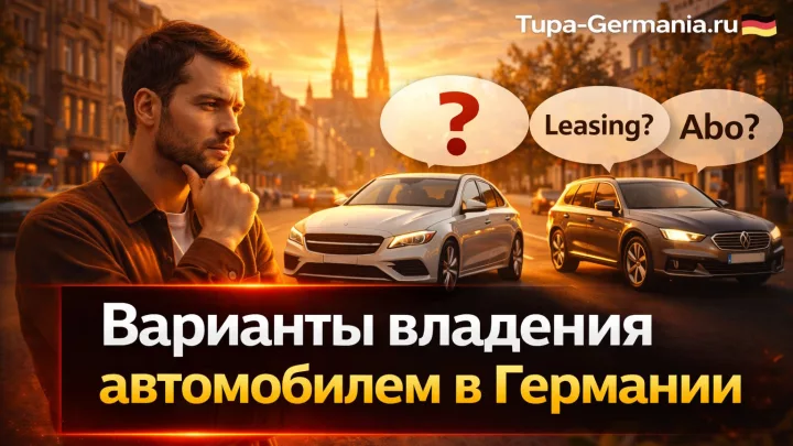 Стоит ли брать машину в лизинг в Германии