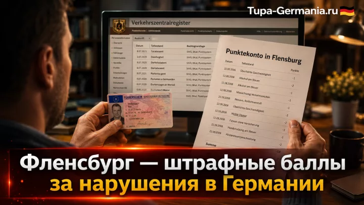 База данных Фленсбург реестр нарушений ПДД
