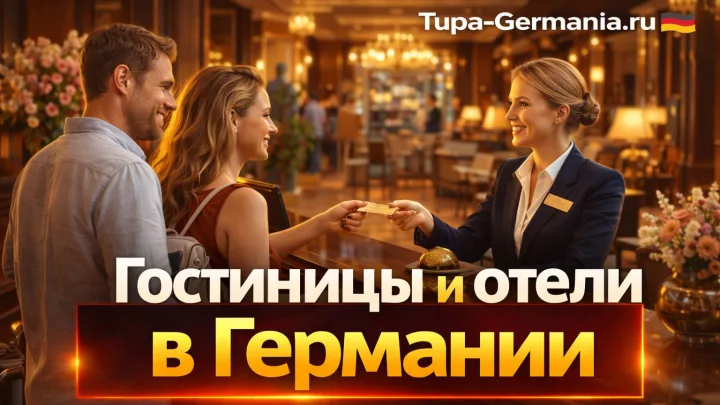 Немецкий отель стойка регистрации