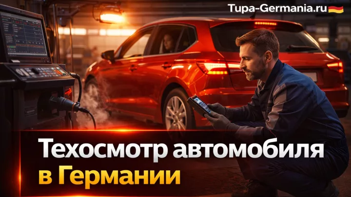 Технический осмотр авто в Германии