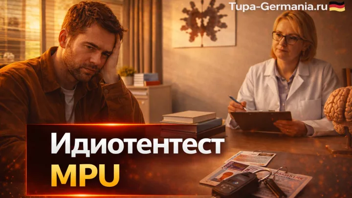 Незадачливый водитель лишённый прав пришёл на медицинское психологическое исследование