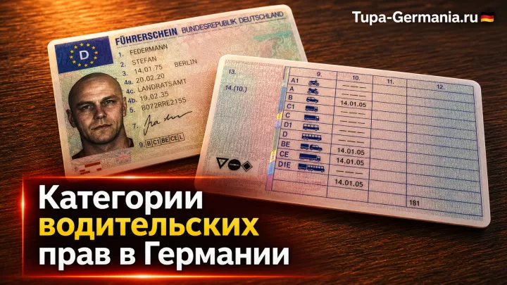 Немецкое водительское удостоверение