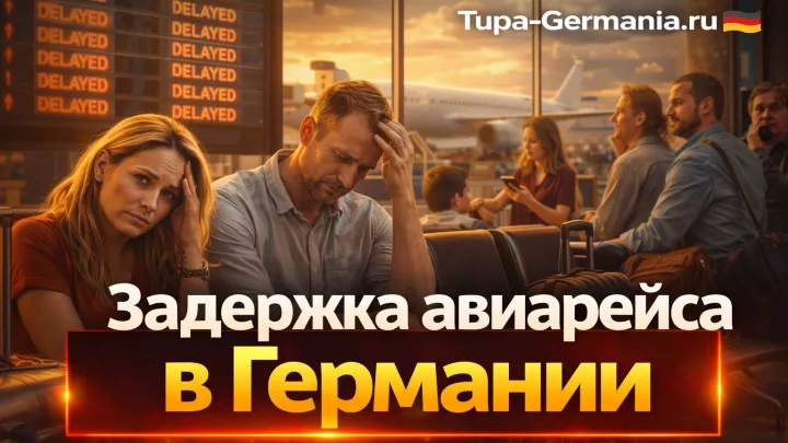 Авиарейс из Германии задержался