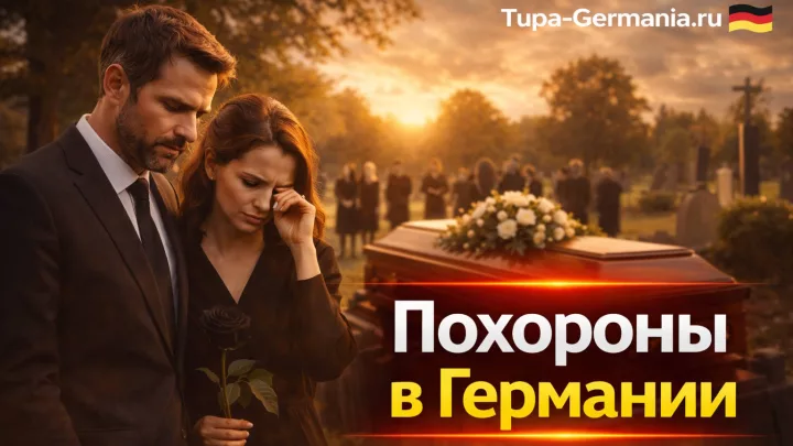 Похороны на немецком кладбище