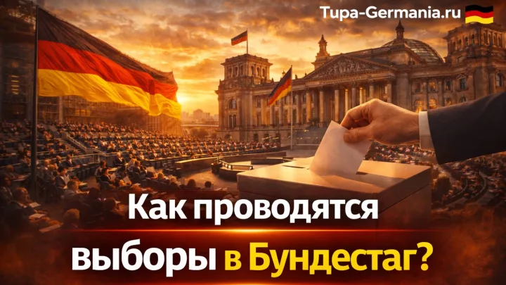 Бундестаг в день голосования в Германии