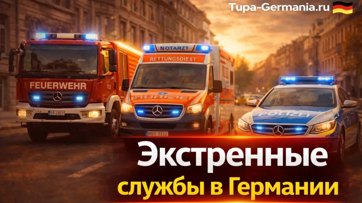 Машины спасательных служб в Германии