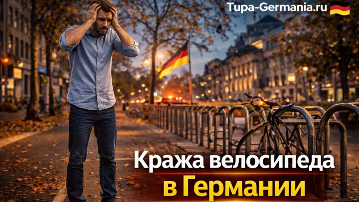 Украли велосипед в немецком городе