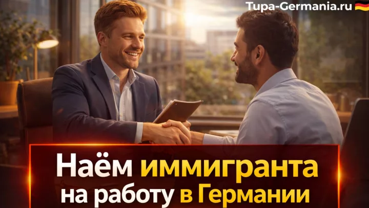 Немецкий предприниматель нанимает иммигранта