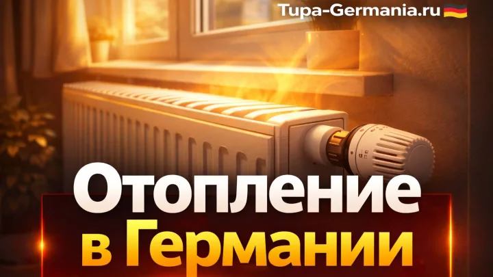 Батарея отопления в немецкой квартире