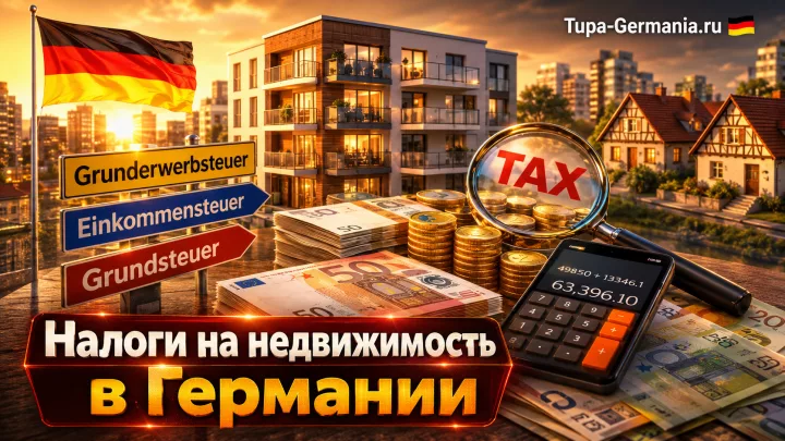 Немецкие налоги на недвижимость.