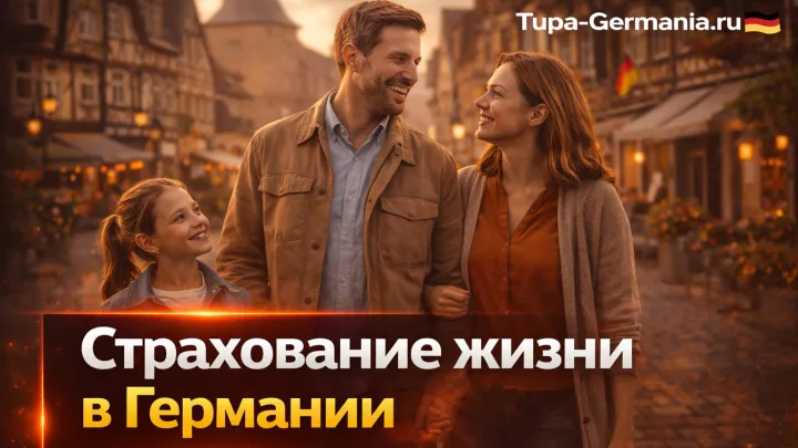 Застрахованная от смерти семья в Германии