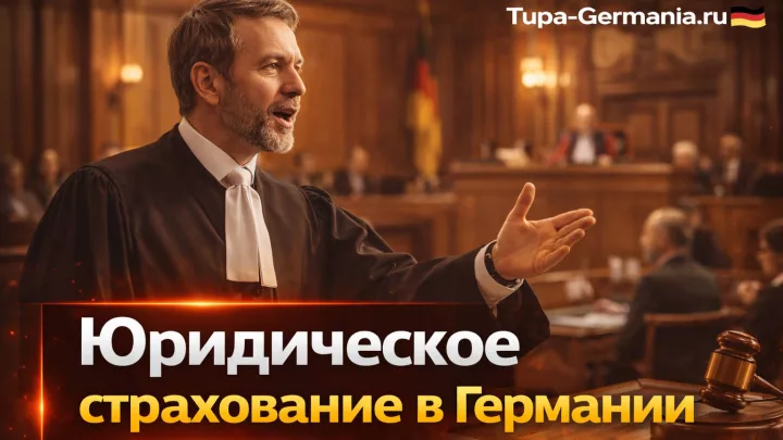 Страхование стоимости услуг адвоката в Германии
