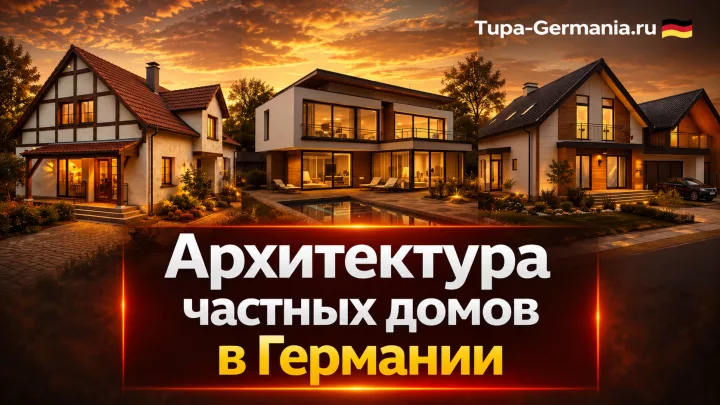 Современные варианты постройки частного дома в Германии