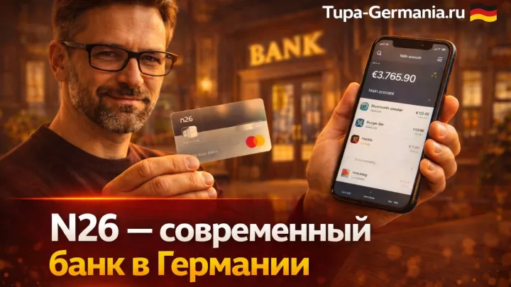 Открытое конто в банке N26