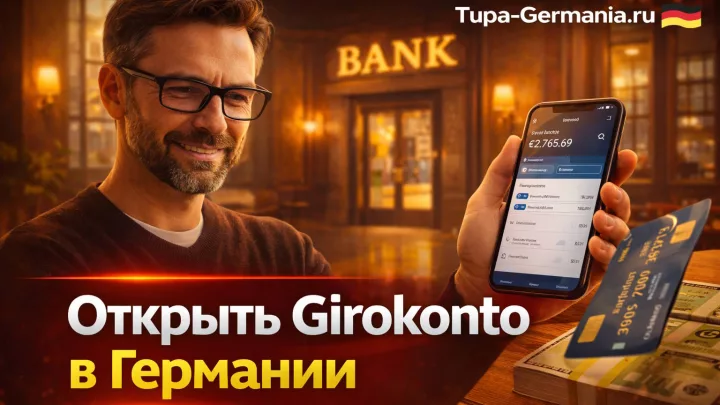 Счёт в немецком банке с мобильным доступом