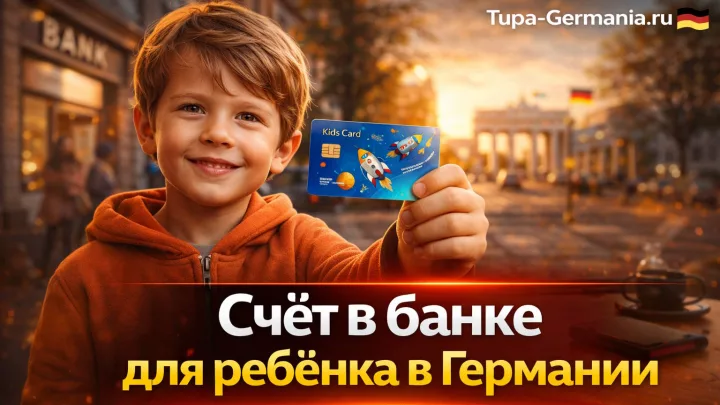 Ребёнок в Германии имеет счёт в банке