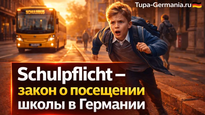 Немецкий школьник не может прогуливать