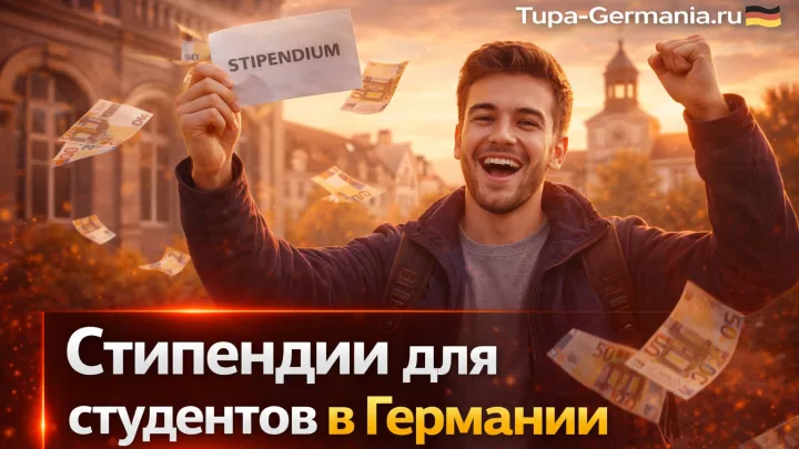 Немецкий студент получил стипендию
