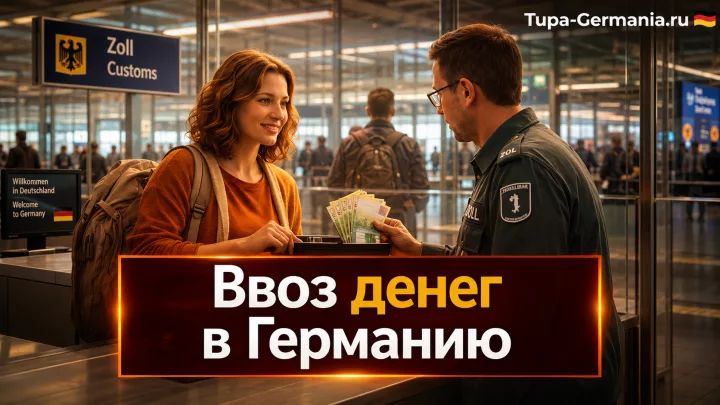 Ввоз наличных денег в Германию через границу