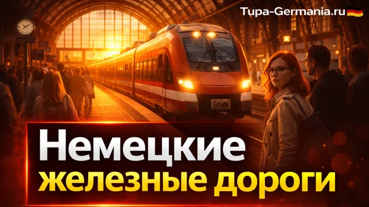 Железнодорожный вокзал в Германии