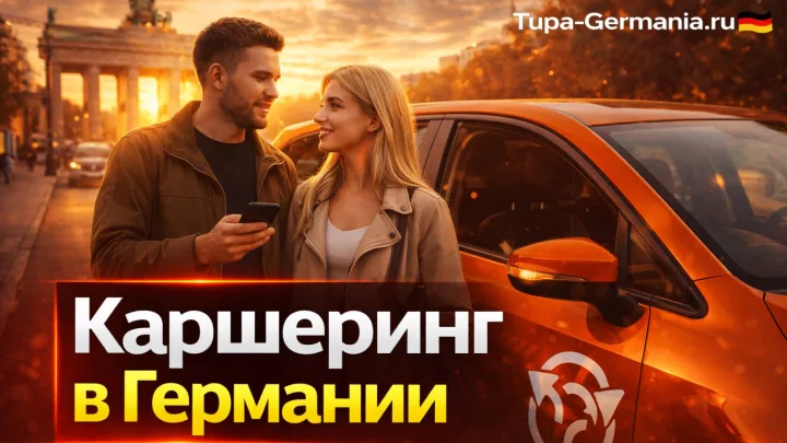 Автомобиль для совместного использования в Германии
