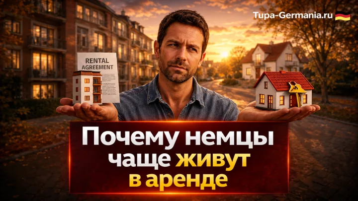 Немец выбирает между проживанием в аренде и в своём жилье