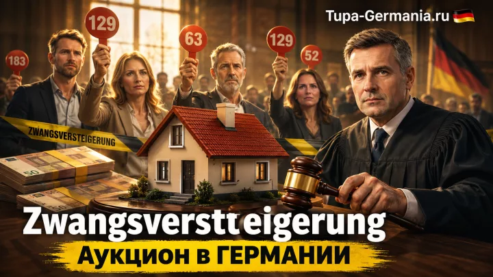 Суд продаёт жильё за долги в Германии
