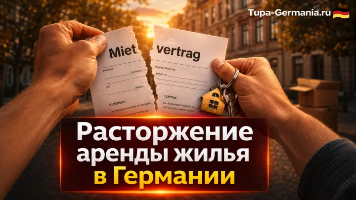 Арендатор расторгает контракт на аренду в Германии