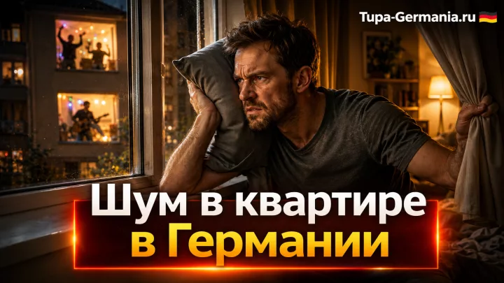 Раздражённый из-за шума немец