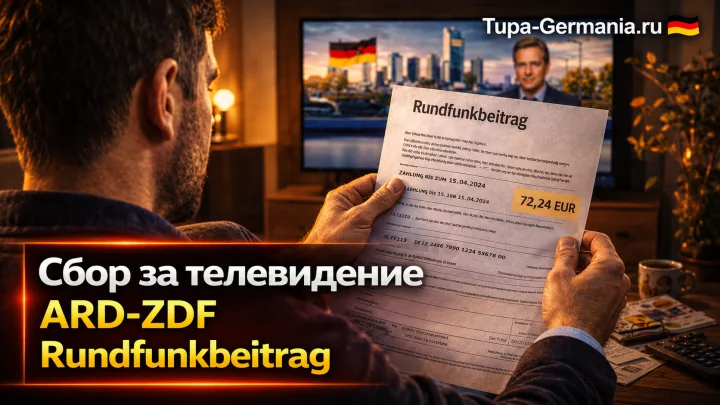 Сайт сбора за телевидение ARD ZDF