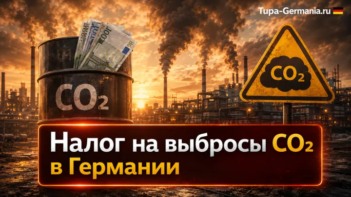 Выбросы CO2 в Германии облагаются налогом