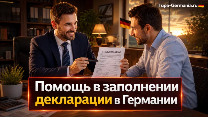 Заполнение формуляра налоговой отчётности в Германии