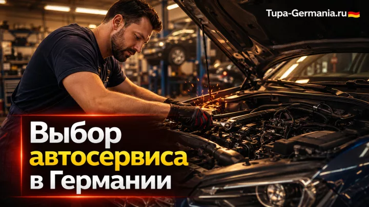 Работник автосервиса в Германии